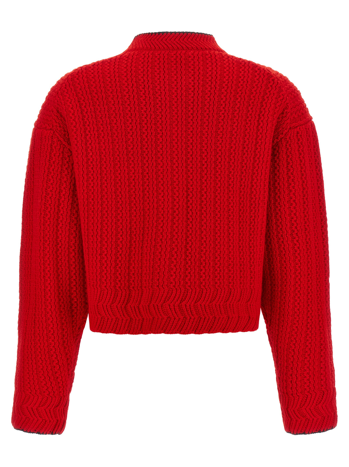 Chloé Strickjacke aus roter Wolle