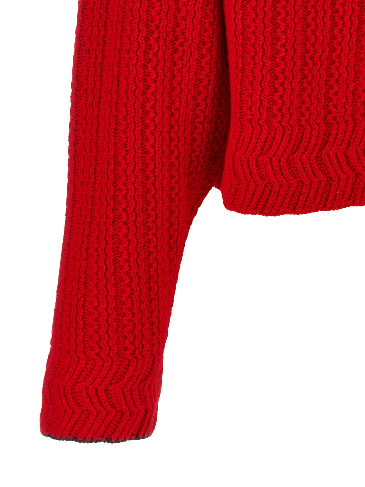 Chloé Strickjacke aus roter Wolle