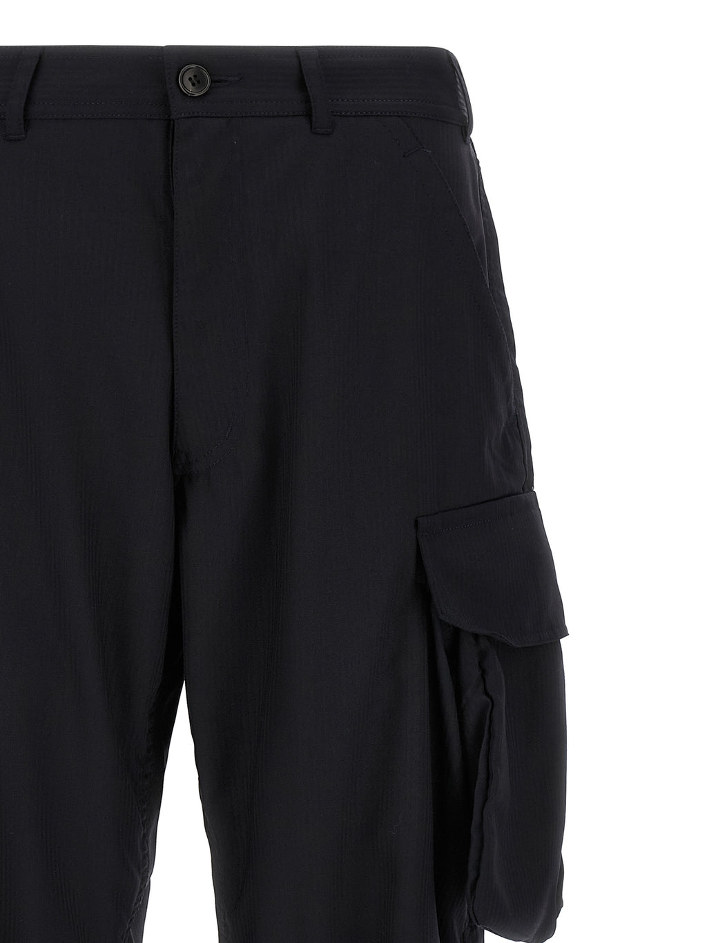 Comme Des Garçons Blaue Polyester-Cargohose
