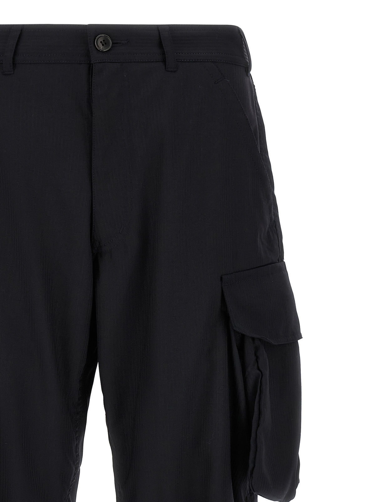Comme Des Garçons Blaue Polyester-Cargohose