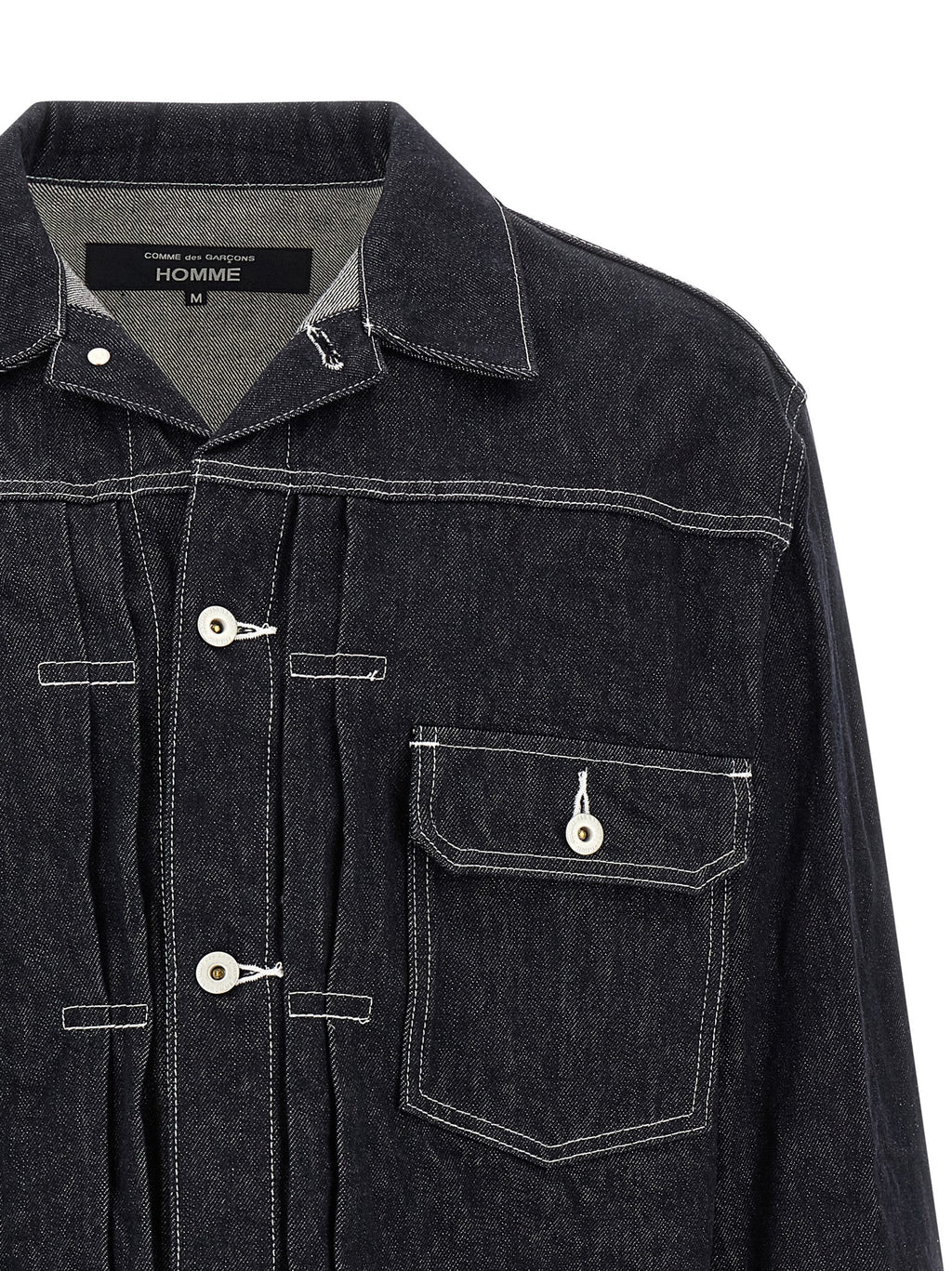 Comme Des Garçons Jeansjacke aus blauer Baumwolle