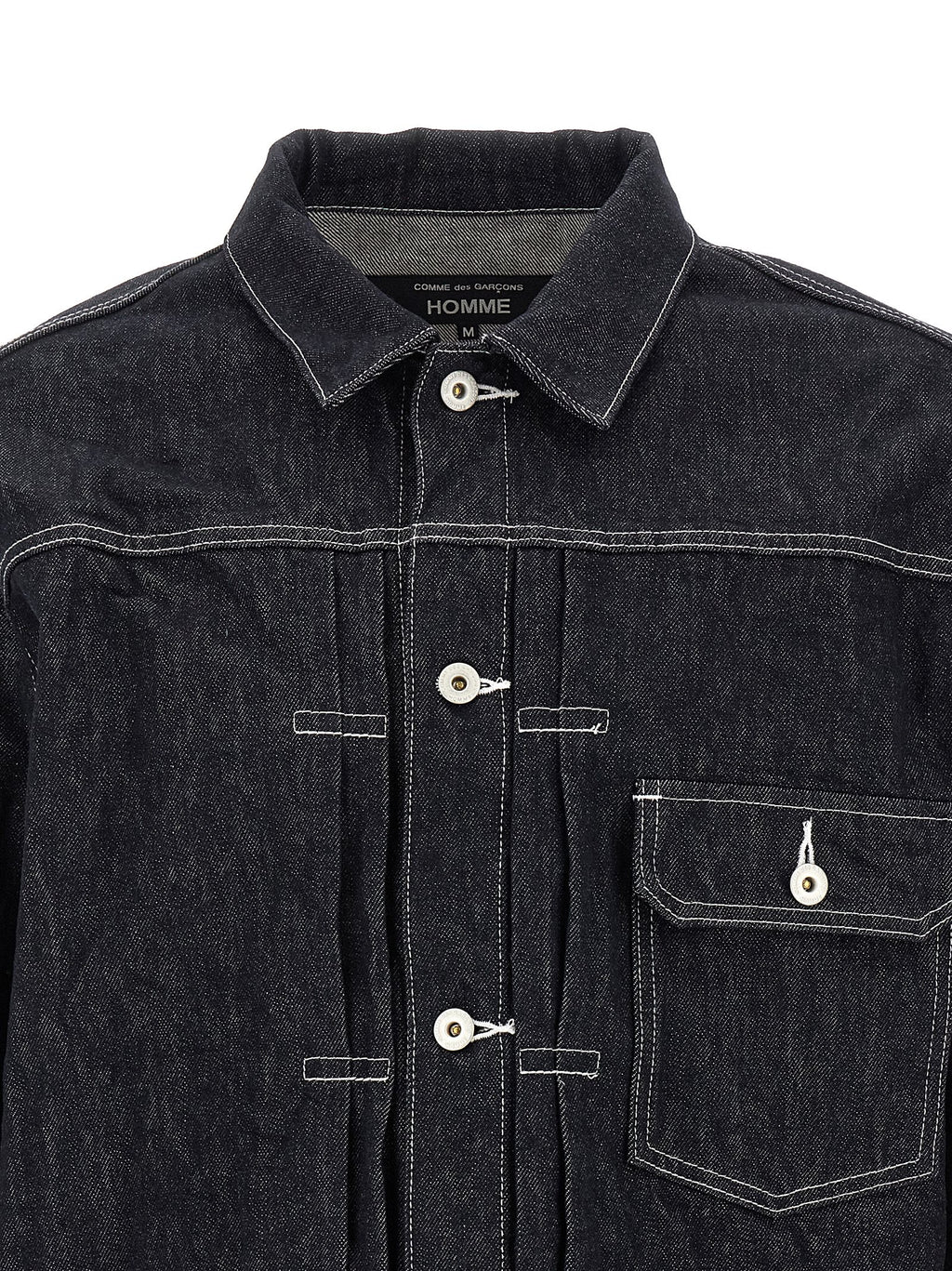Comme Des Garçons Jeansjacke aus blauer Baumwolle