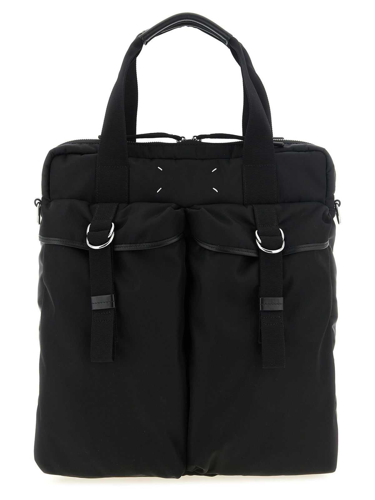 Maison Margiela Schwarze Polyamid-Tragetasche