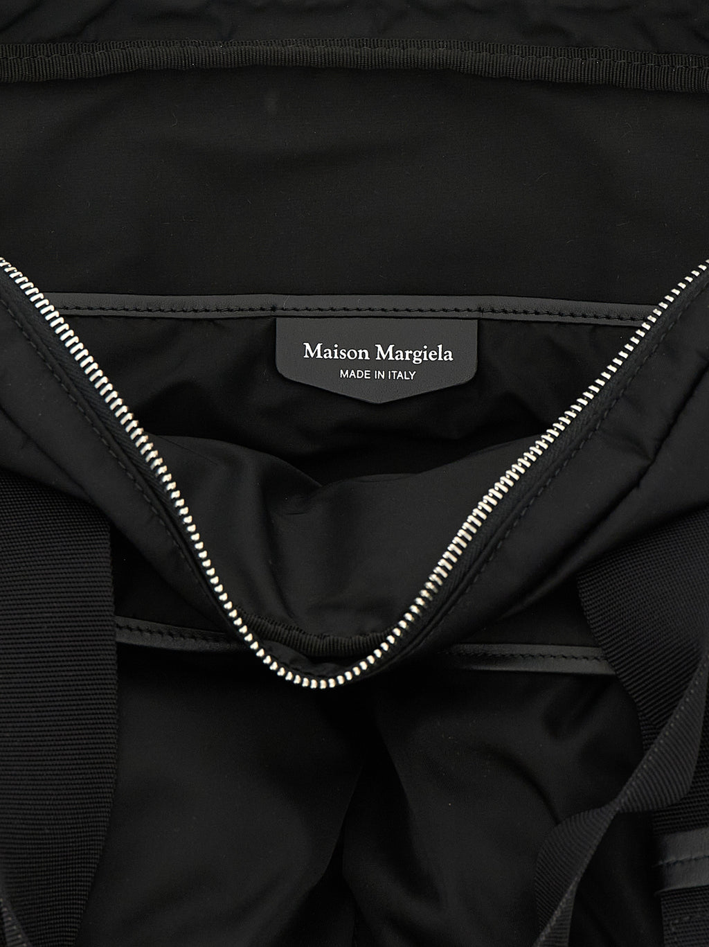 Maison Margiela Schwarze Polyamid-Tragetasche