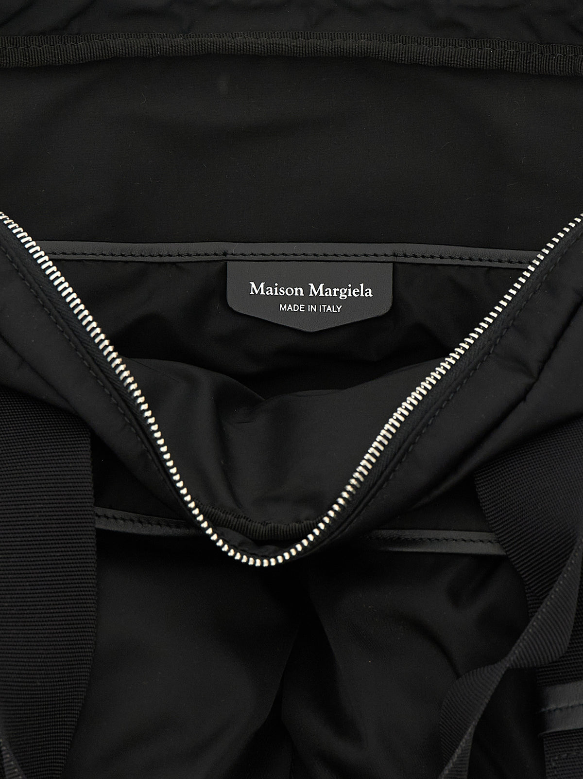 Maison Margiela Schwarze Polyamid-Tragetasche