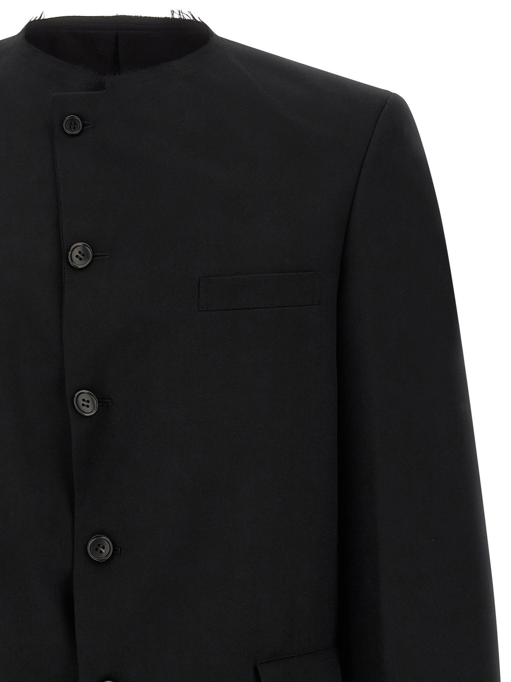 Comme Des Garçons Schwarzer Blazer aus Wolle
