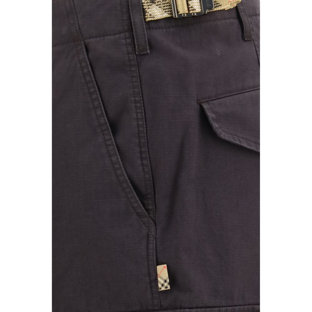 Burberry Braune Baumwoll-Cargohose