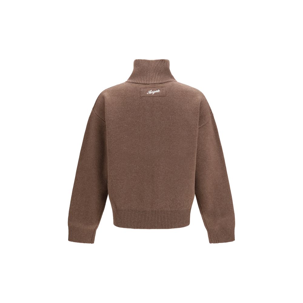 Axel Arigato Braunes Woll-Oves-Aries-Sweatshirt