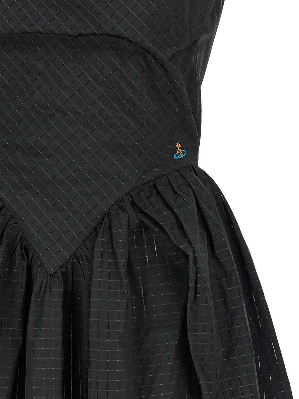 Vivienne Westwood schwarzes Midikleid aus Polyester
