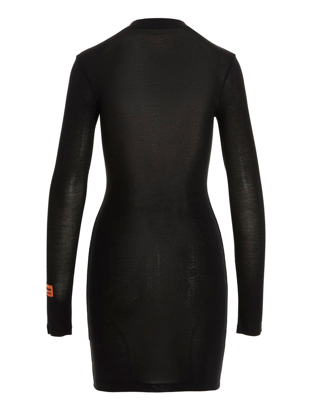 Heron Preston Black Polyester Short Dress