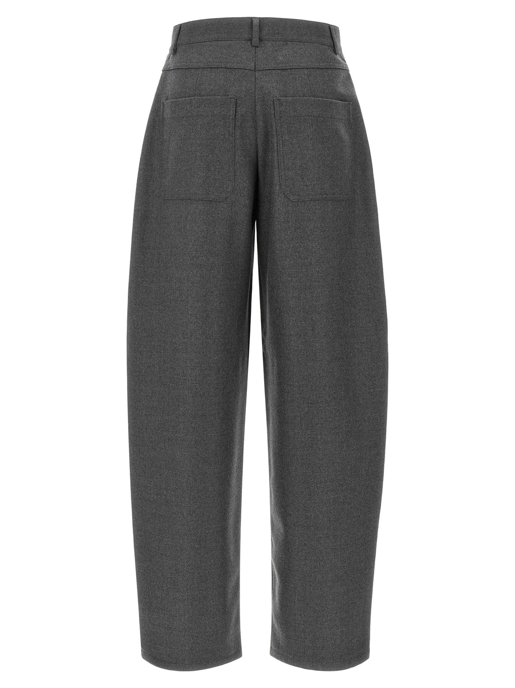 Armarium Grau Reine Wolle Freizeithose