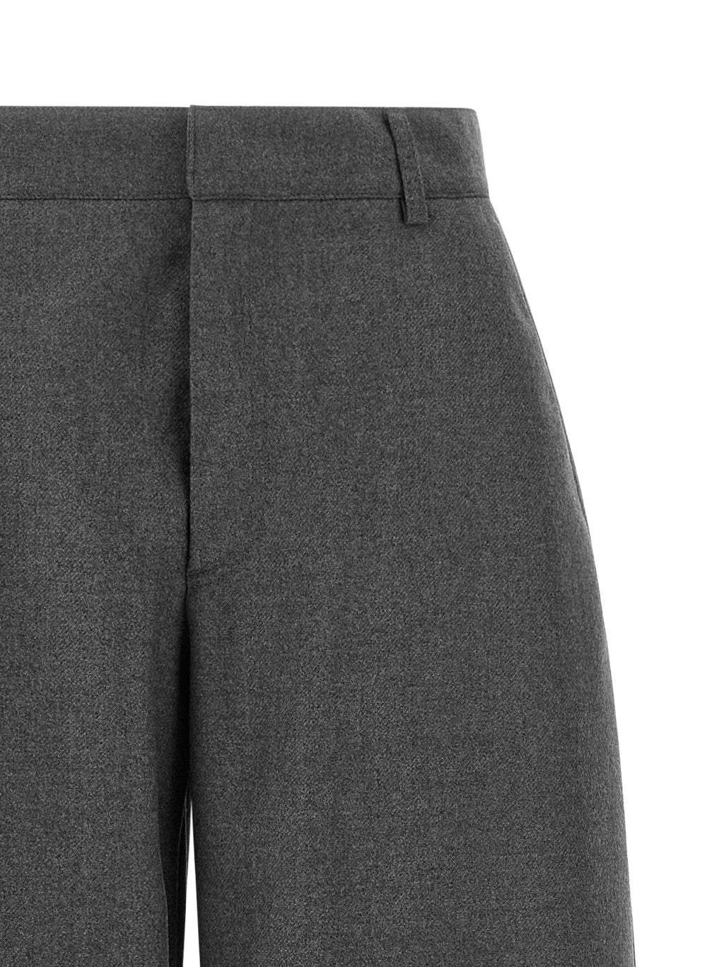 Armarium Grau Reine Wolle Freizeithose