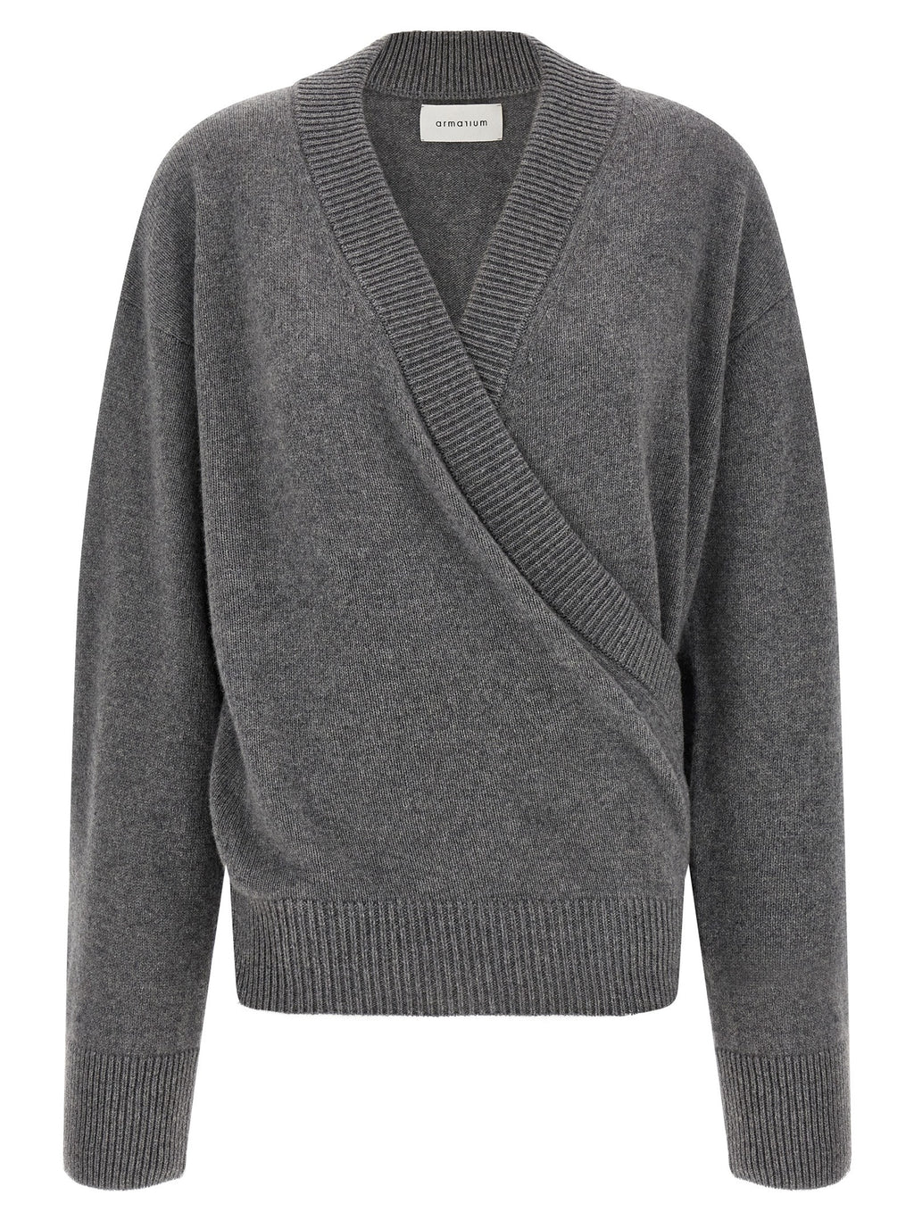 Armarium Graue Wollstrickjacke