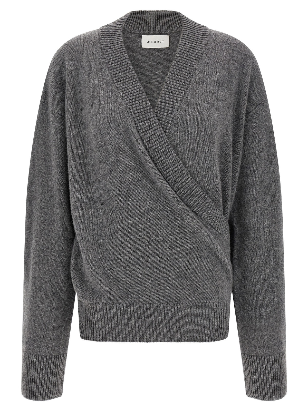 Armarium Graue Wollstrickjacke