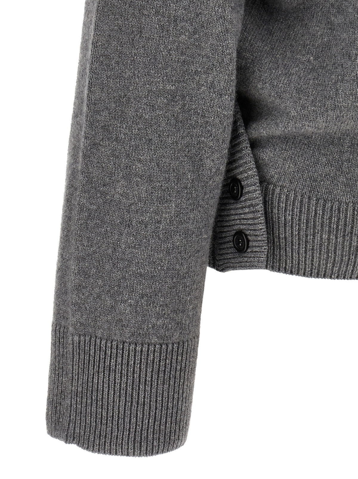 Armarium Graue Wollstrickjacke