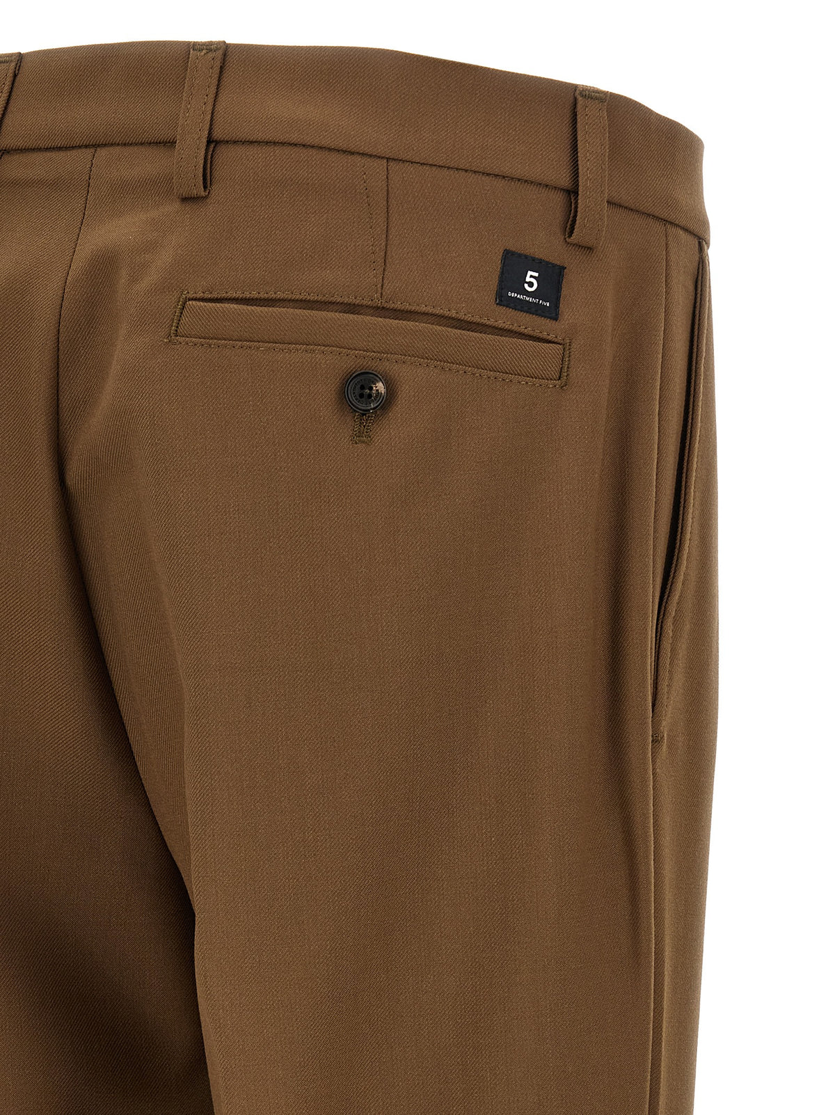 Abteilung 5 Braune Chino-Hose aus Polyester