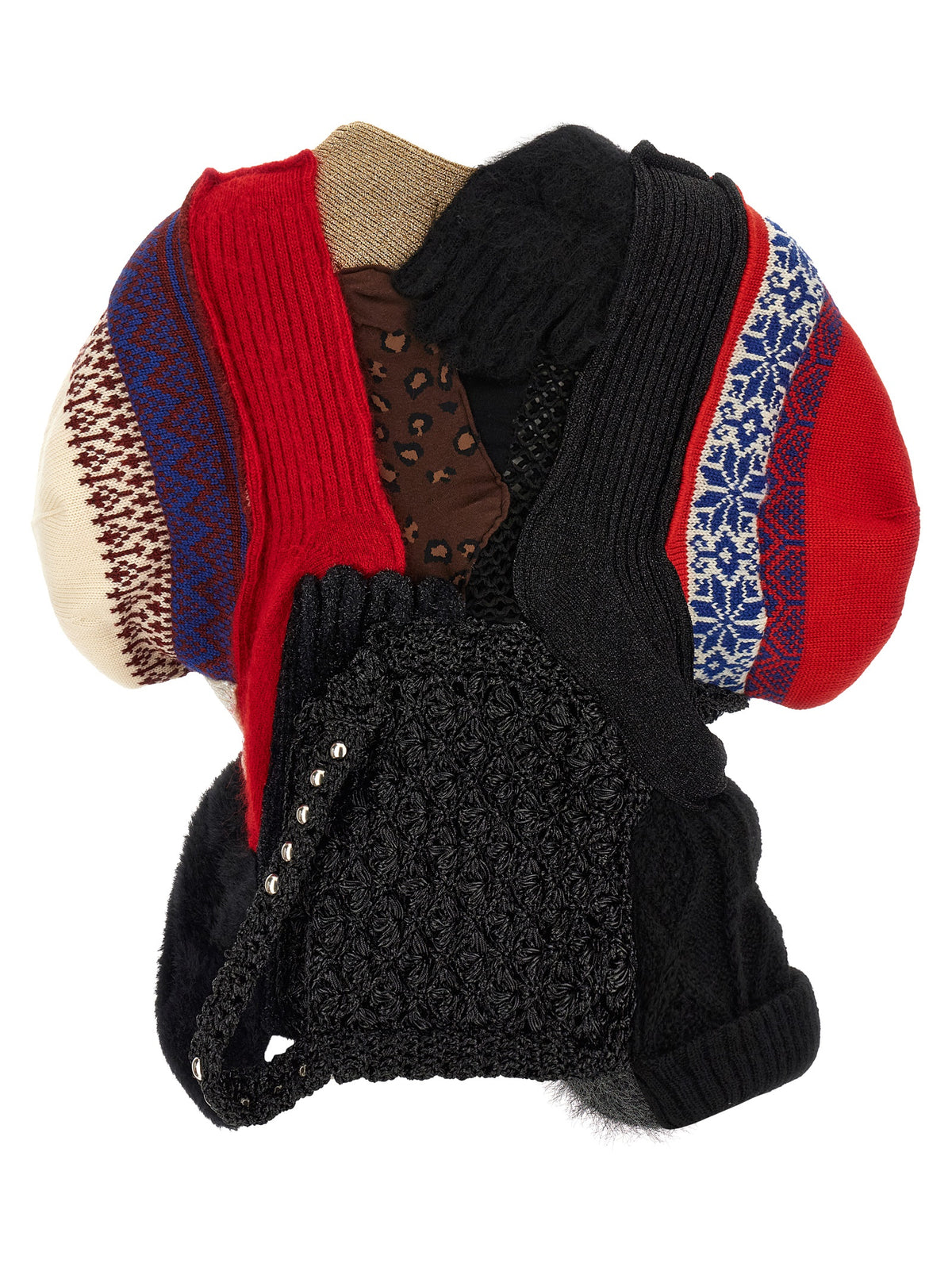 Junya Watanabe Strickjacke aus Wolle, mehrfarbig