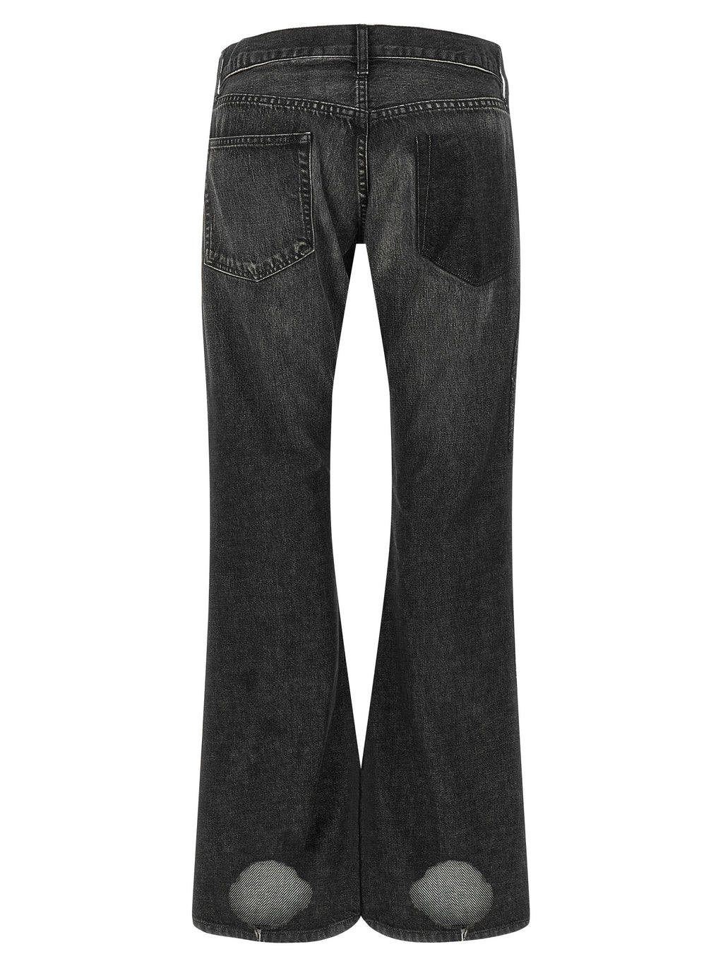 Junya Watanabe Schwarze Flared Jeans aus Baumwolle