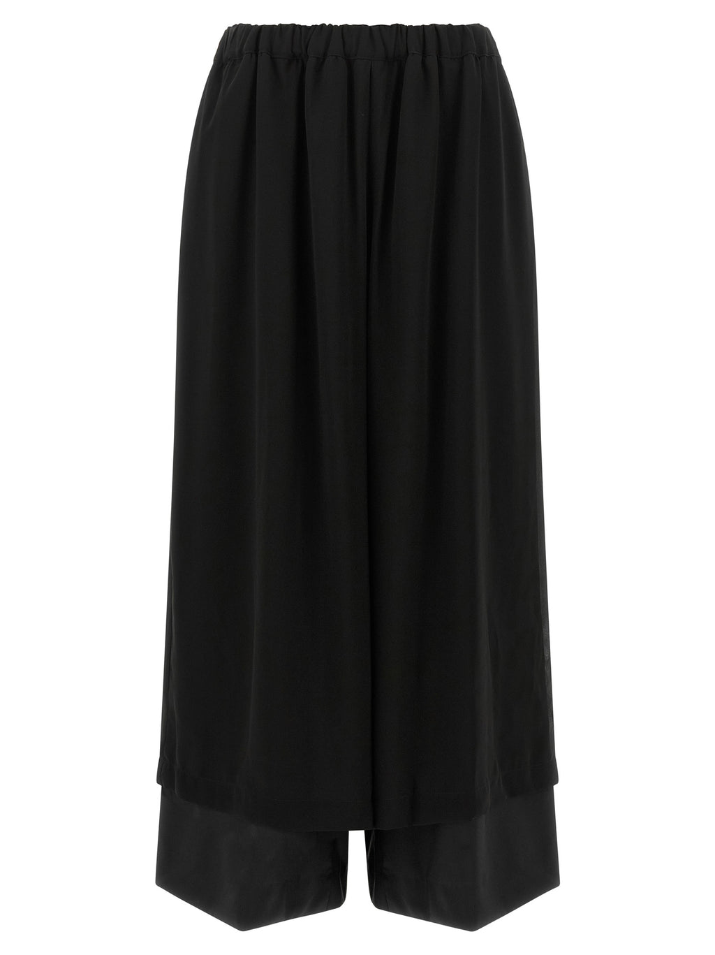 Comme Des Garçons Freizeithose aus schwarzer Wolle