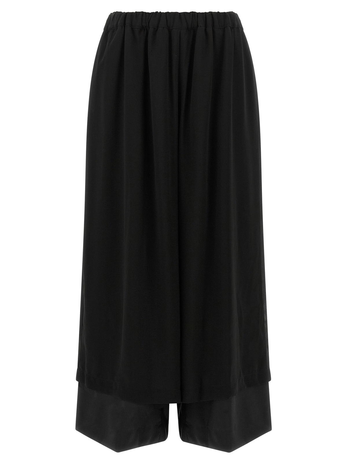 Comme Des Garçons Freizeithose aus schwarzer Wolle