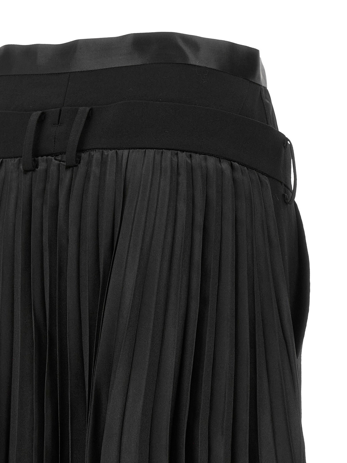 Junya Watanabe Schwarze Freizeithose aus Wolle
