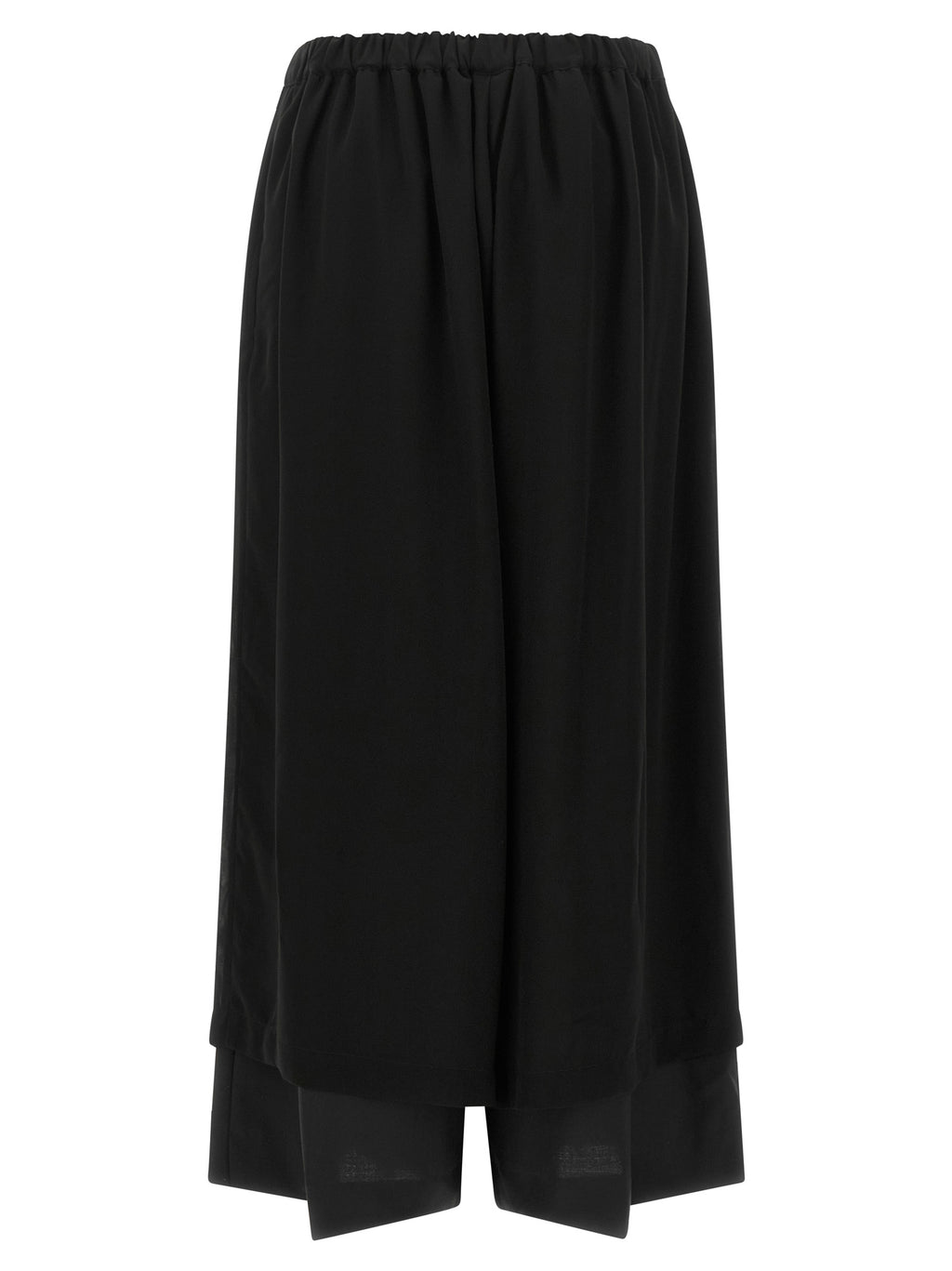 Comme Des Garçons Freizeithose aus schwarzer Wolle
