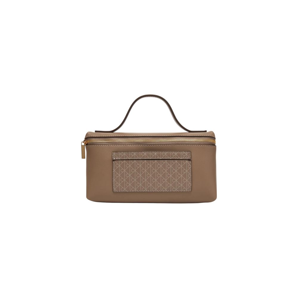 Calvin Klein Beige Clutch aus Polyethylen