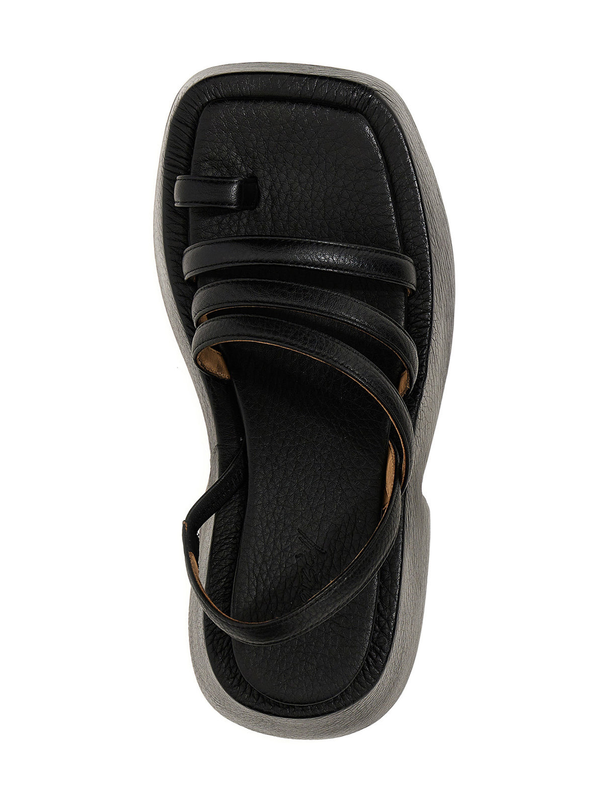 Marsell Sandalen mit Stilettoabsatz aus Kalbsleder in Schwarz