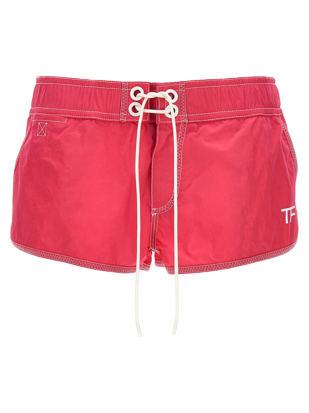 Tom Ford Fuchsiafarbene Bermuda-Shorts aus Polyamid