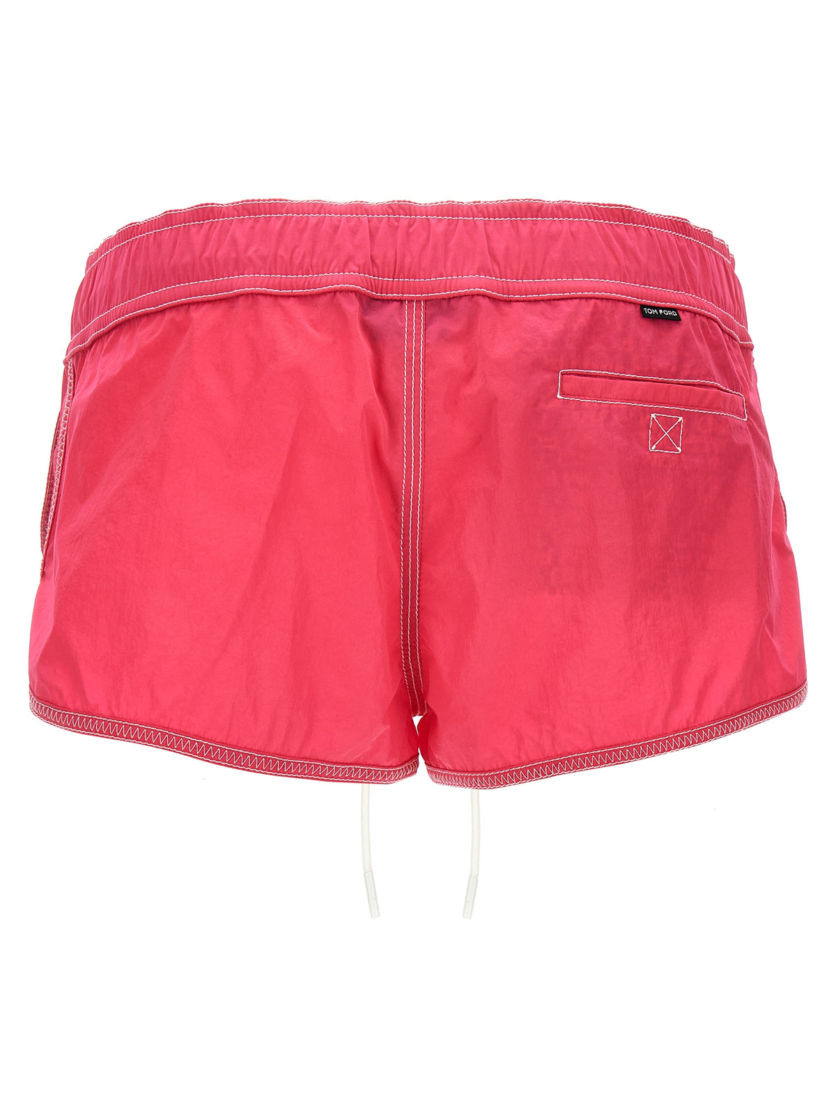 Tom Ford Fuchsiafarbene Bermuda-Shorts aus Polyamid