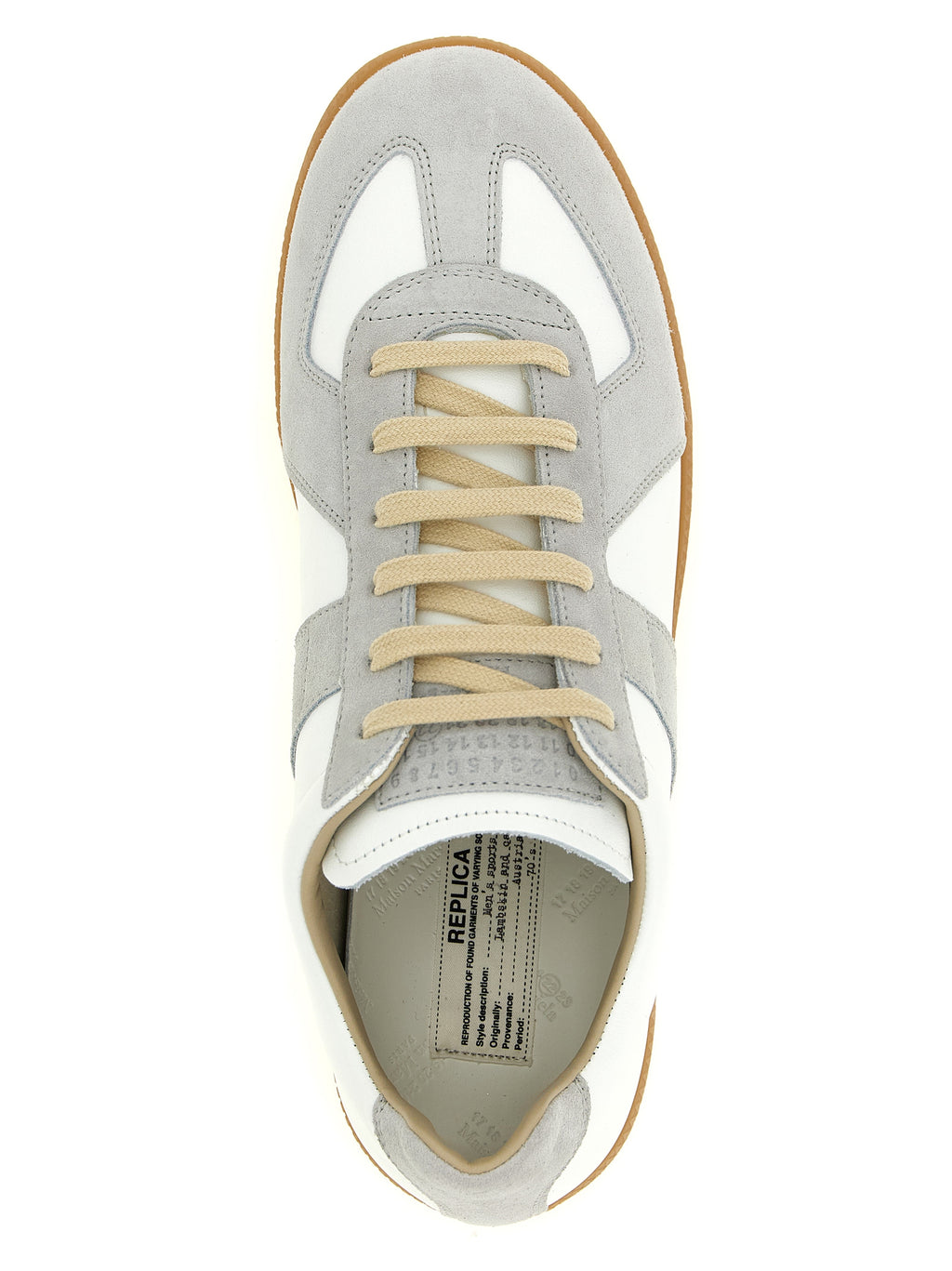 Maison Margiela Weiße Kalbsleder-Sneaker