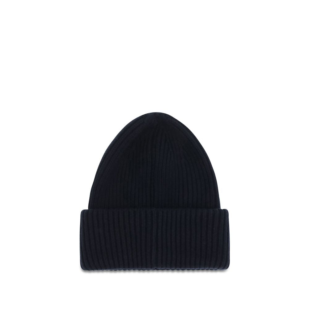 Moncler Blue Wool Oves Aries Beanie