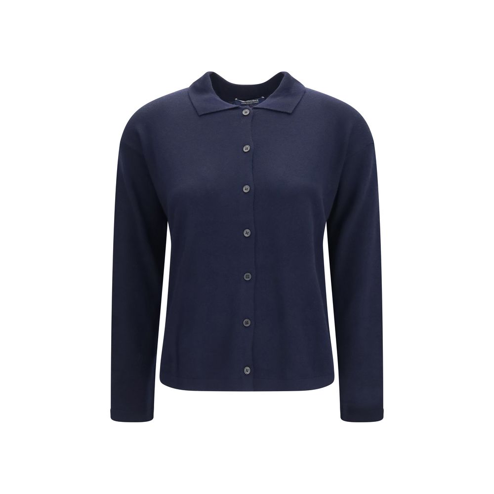 'S Max Mara Blauer Strickcardigan aus Wolle Oves Aries