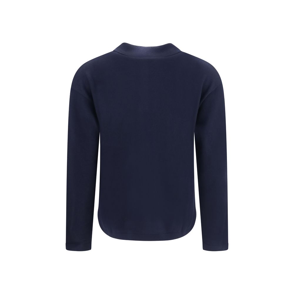 'S Max Mara Blauer Strickcardigan aus Wolle Oves Aries