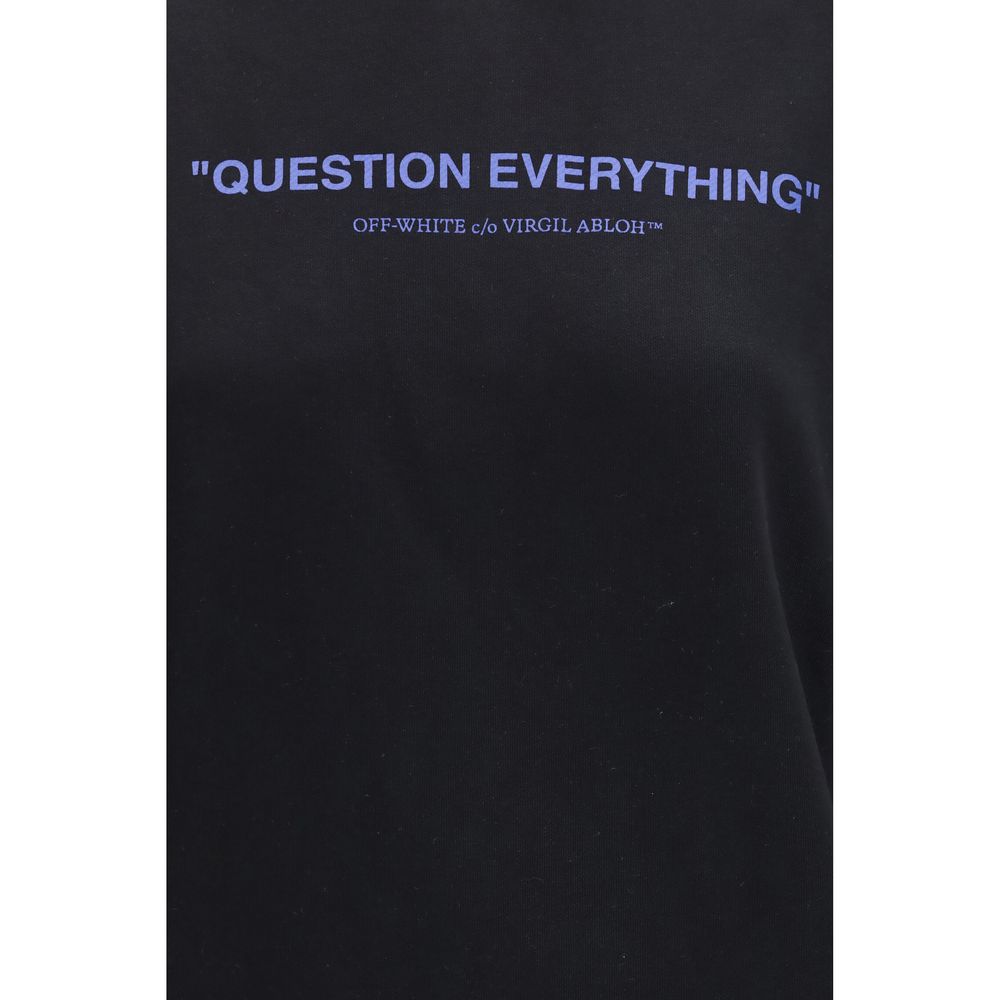 Off-White Schwarzes Baumwoll-Sweatshirt