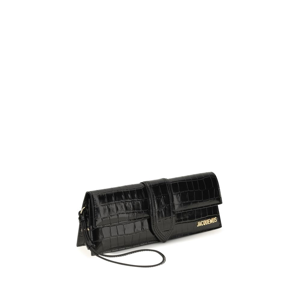 Jacquemus Clutch Bag aus schwarzem Kalbsleder Bos Taurus