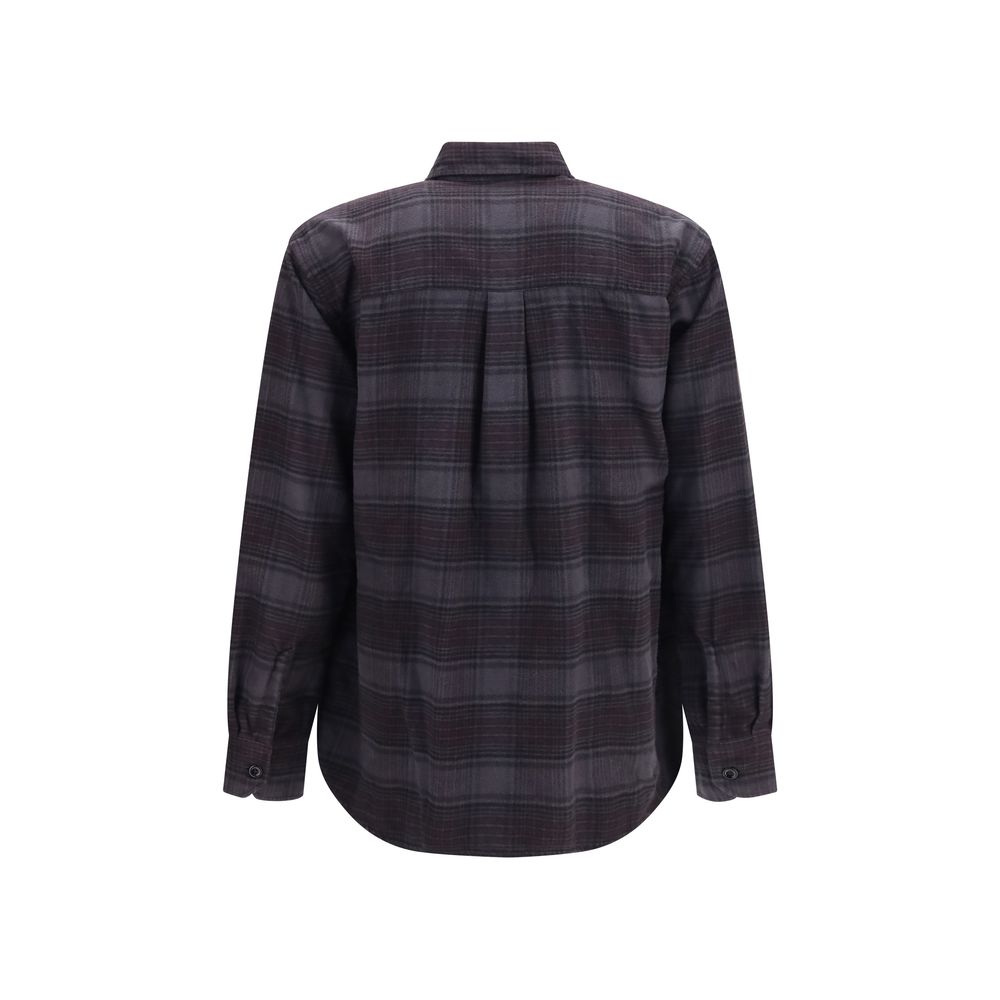 Our Legacy Gray Cotton Pattern Shirt