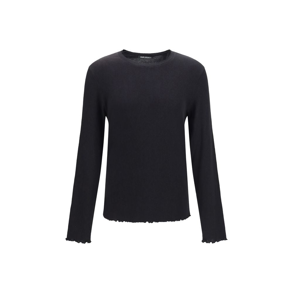 Our Legacy Schwarzes Baumwoll-Sweatshirt