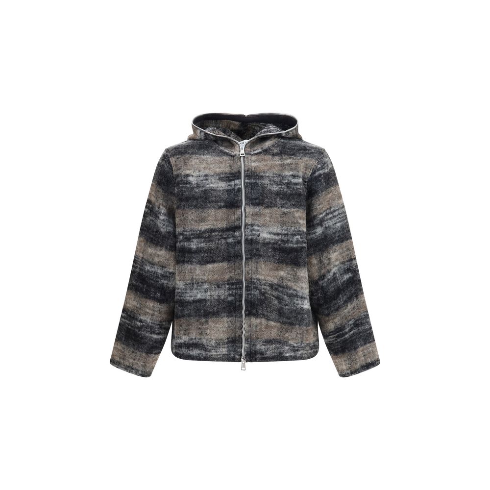 Our Legacy Grauer Wolle Oves Aries Sweatshirt