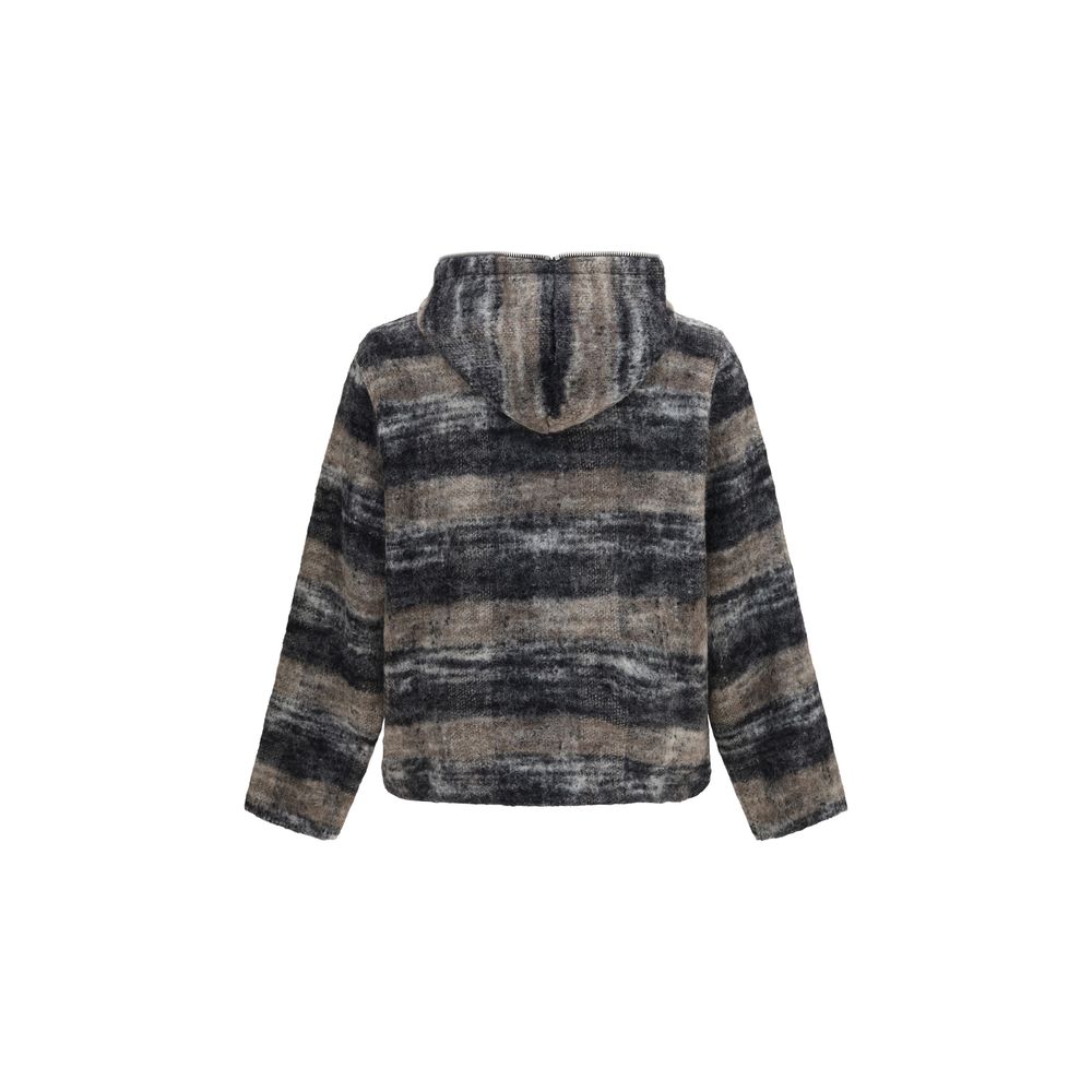 Our Legacy Grauer Wolle Oves Aries Sweatshirt