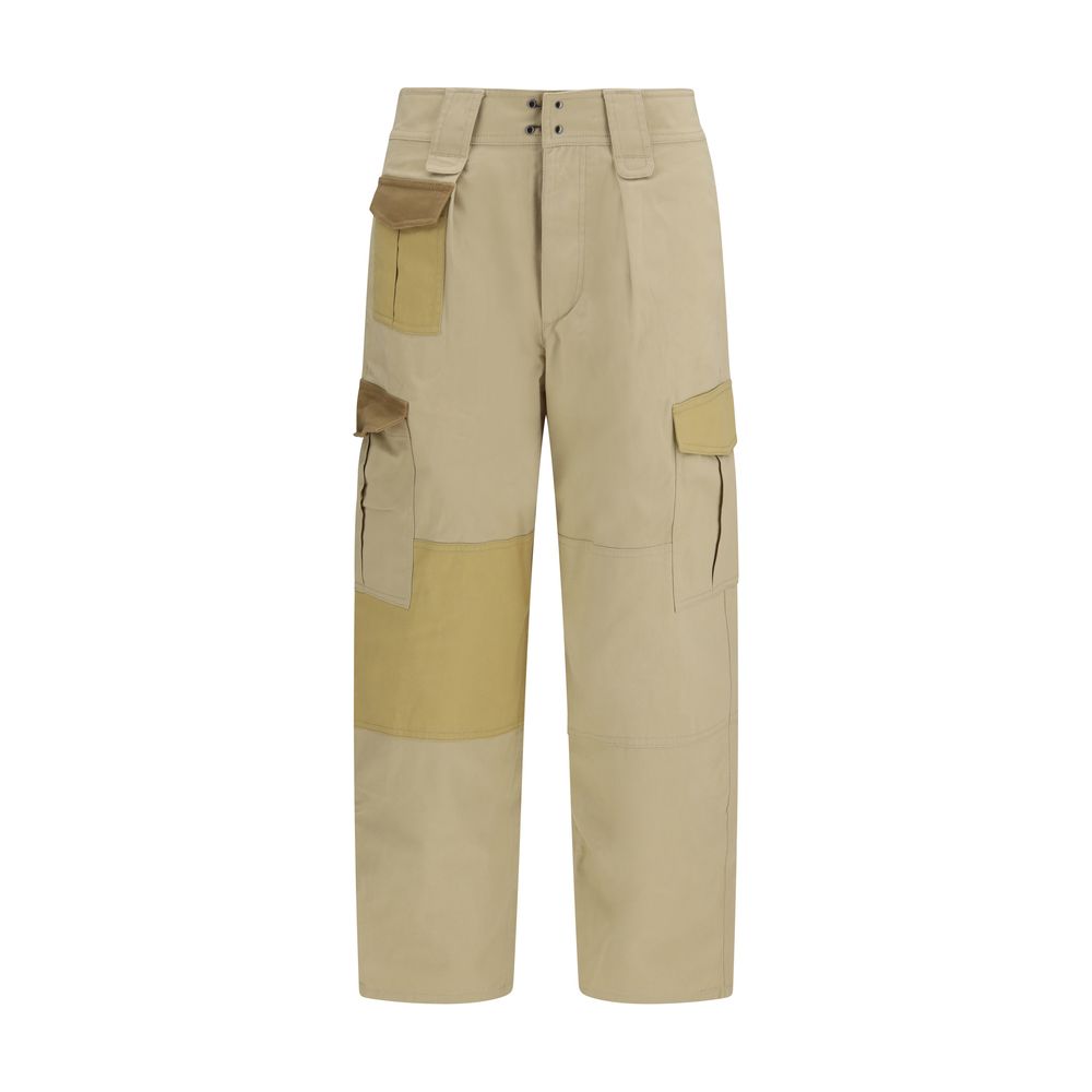 Isabel Marant Étoile Beige Cargo-Hose aus Baumwolle
