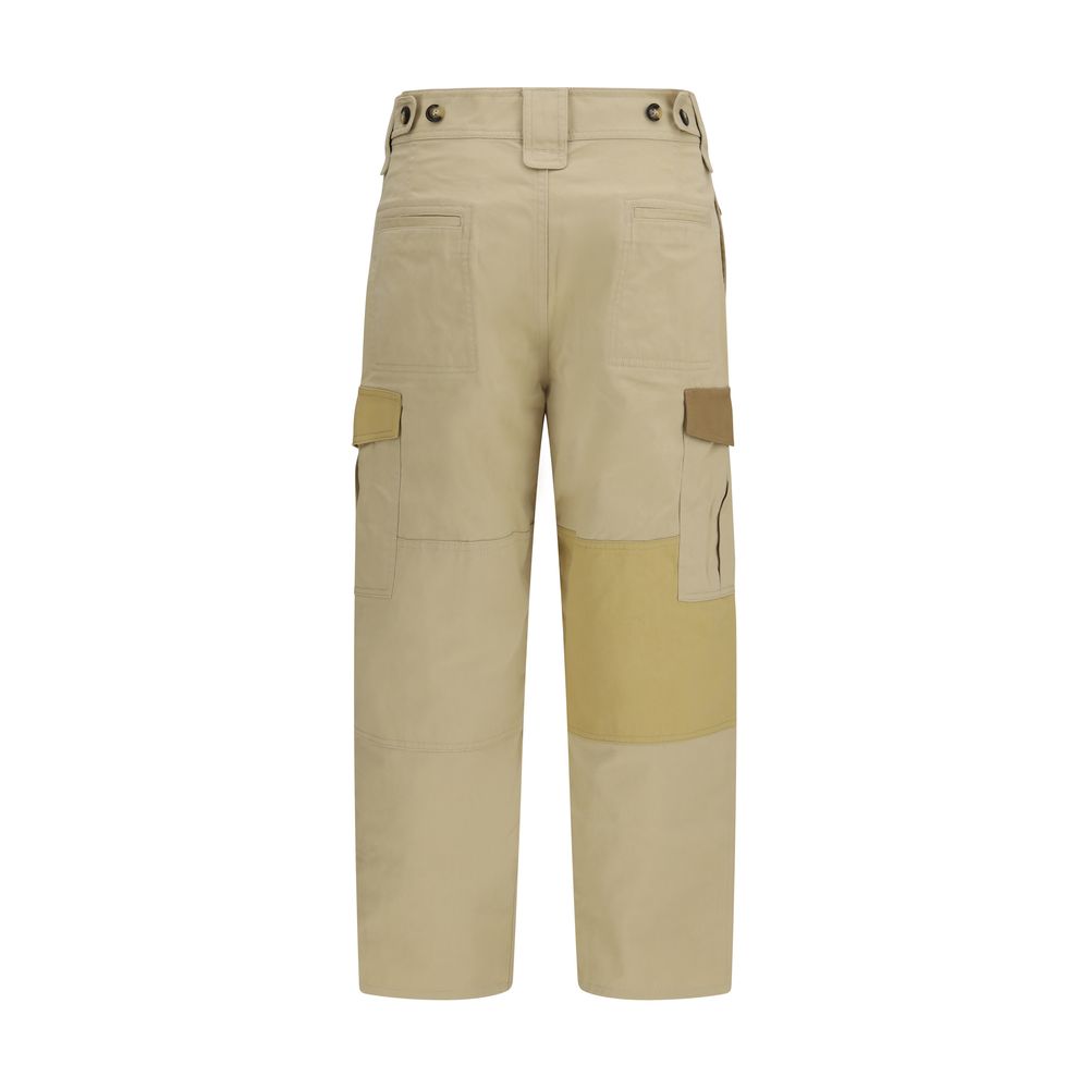 Isabel Marant Étoile Beige Cargo-Hose aus Baumwolle
