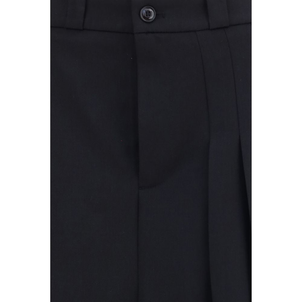 Our Legacy Schwarzer Wollrock Oves Aries Midi