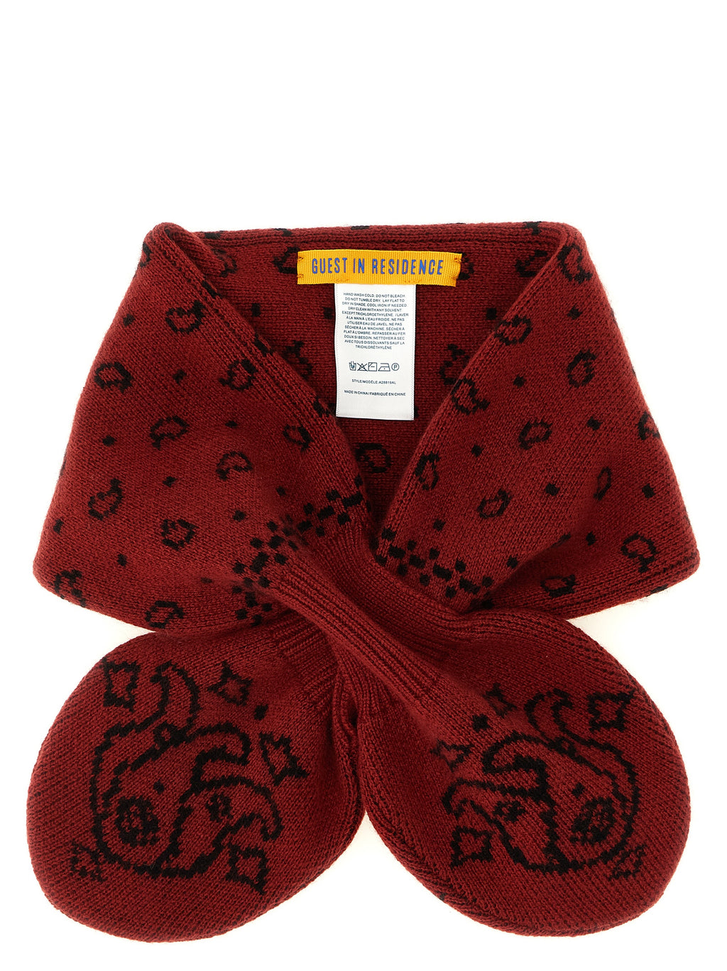 Guest in Residence roter Foulard aus Wolle