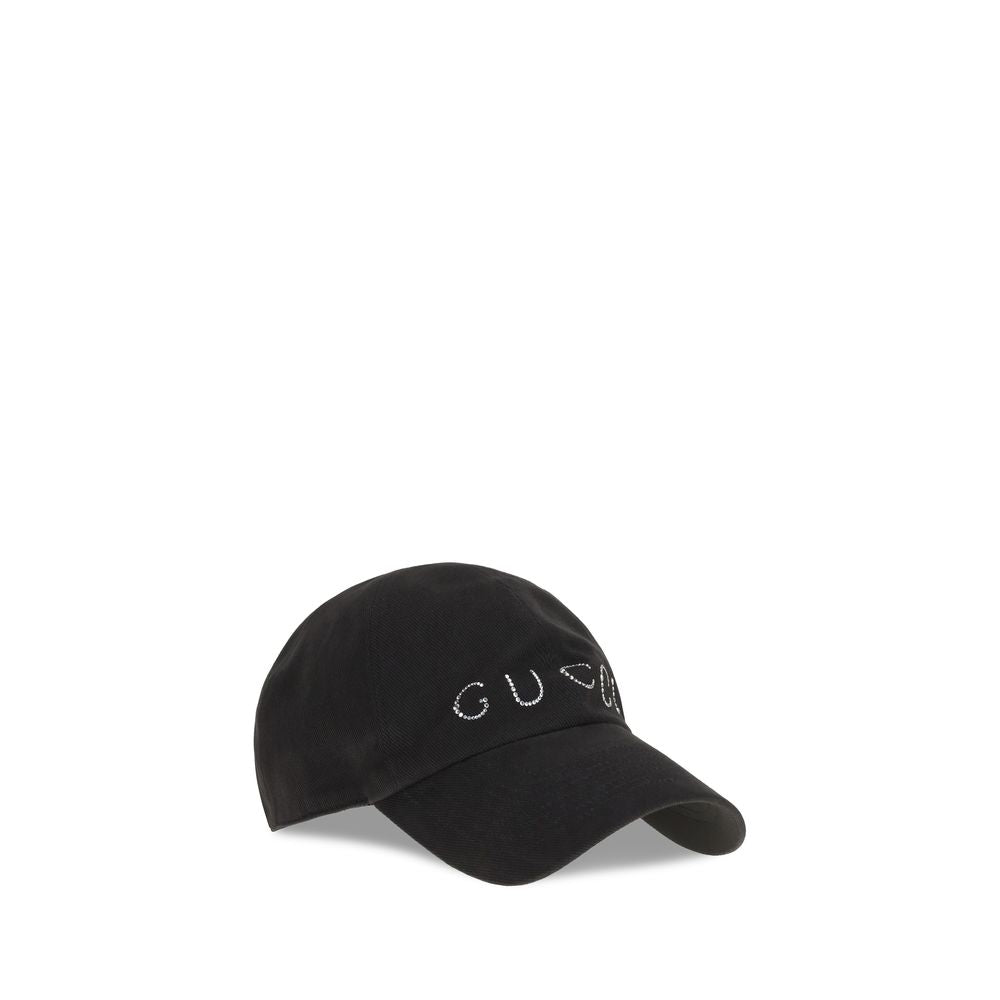 Gucci Schwarze Baumwollcap (Baseballmütze)