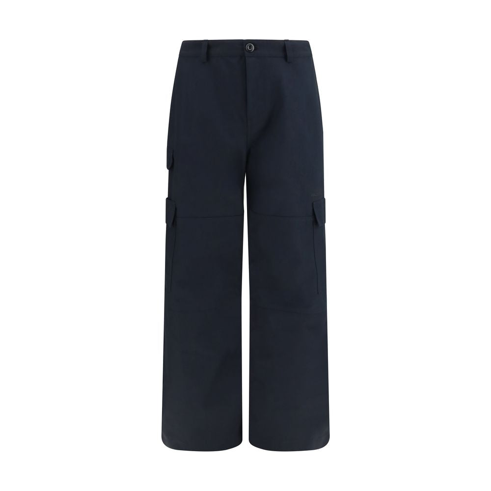 Balenciaga Schwarze Cargohose aus Baumwolle