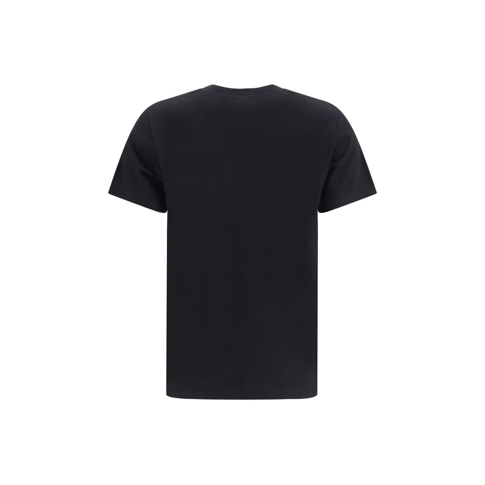 Balmain schwarzes Baumwoll-T-Shirt