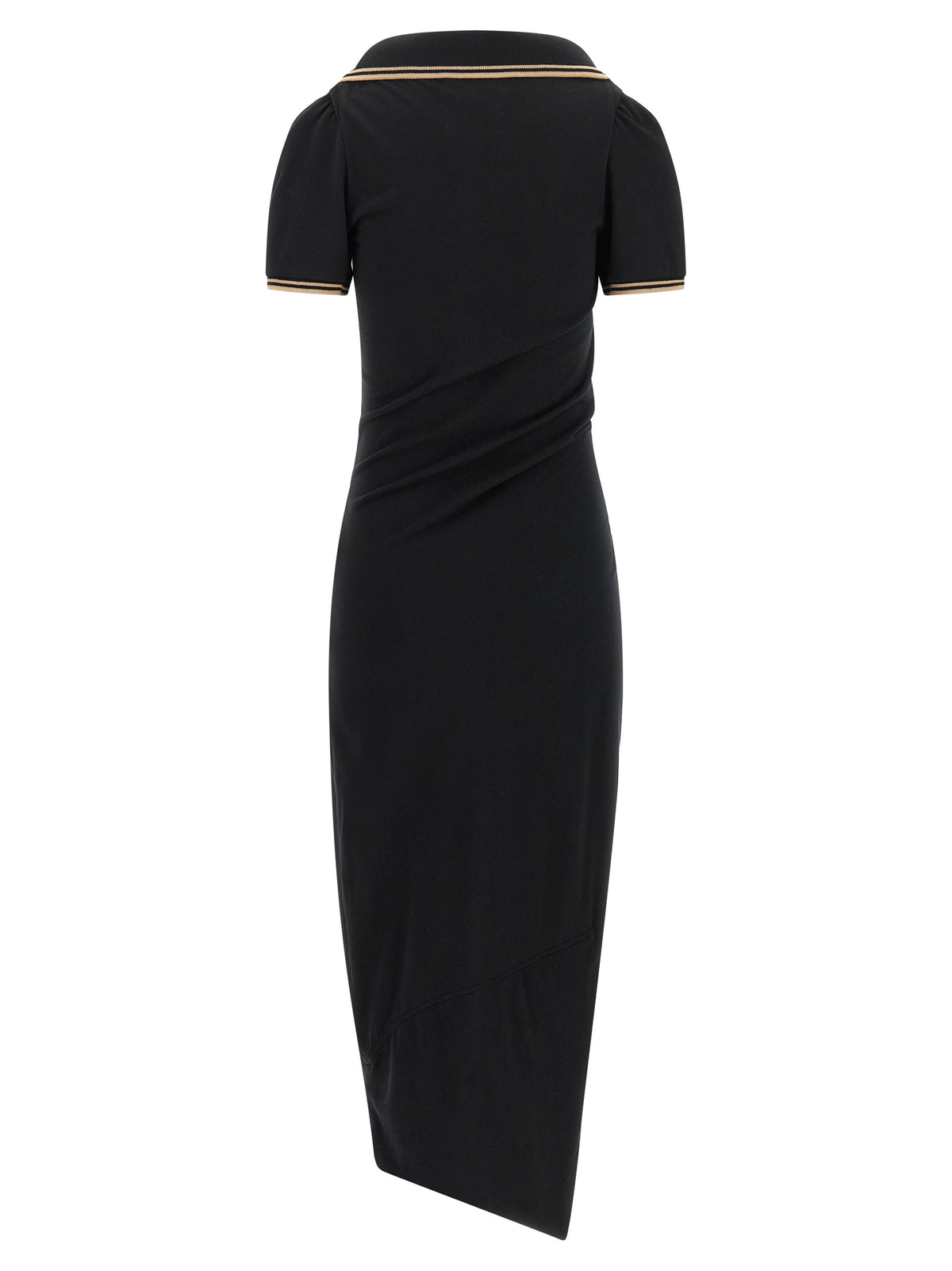 Vivienne Westwood Schwarzes Midi-Kleid aus Baumwolle