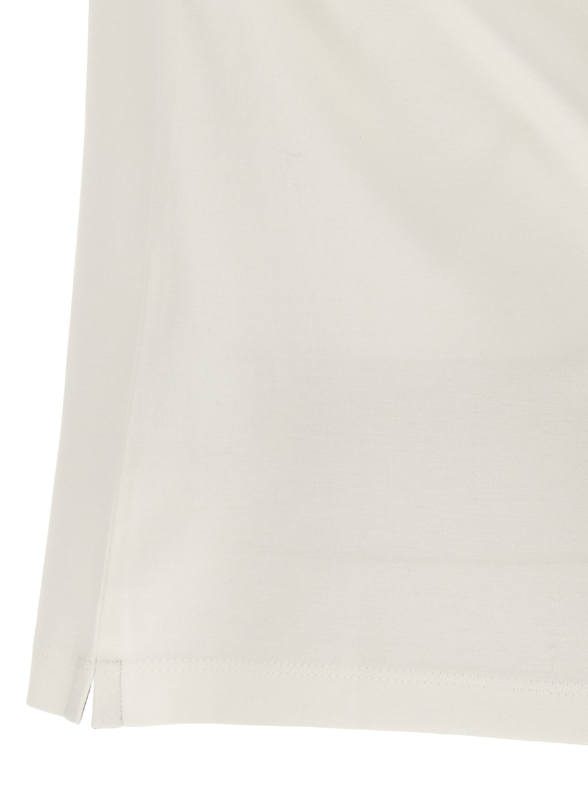 Brunello Cucinelli Weißes Baumwoll-T-Shirt