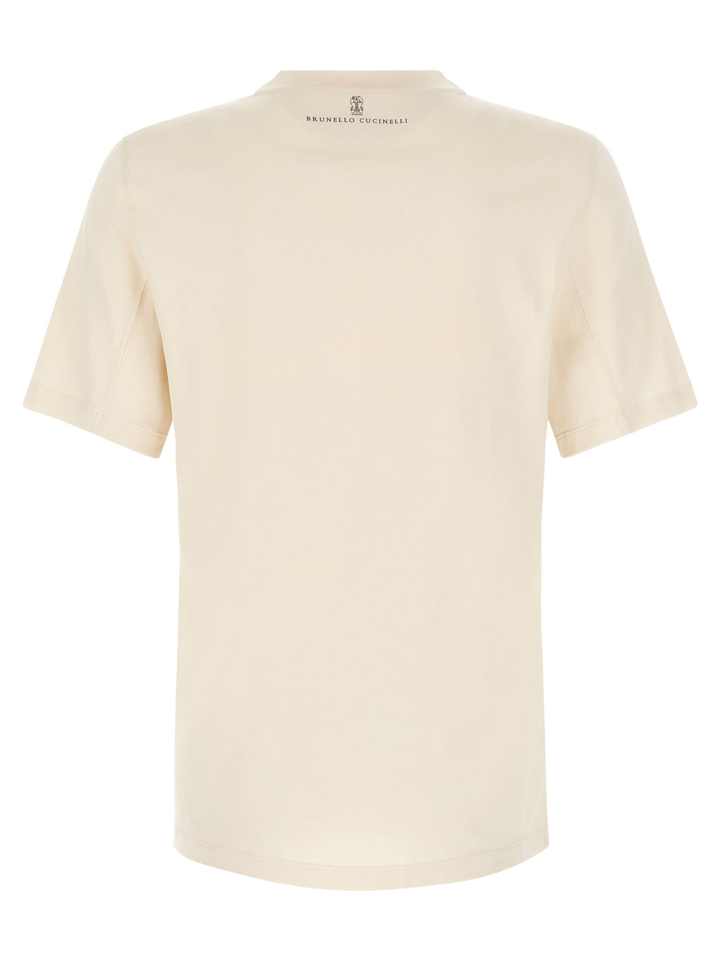 Brunello Cucinelli White Cotton T-Shirt